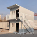 2 story prefab foldable container home